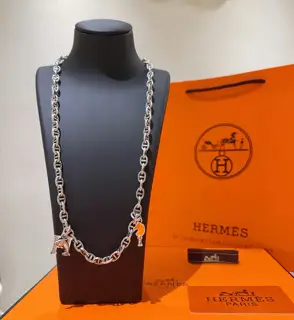 Really heart-moving HERMES necklace Pig nose H necklace series jewelry Imported materials