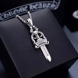 Chrome Hearts Sword Classic Thai Silver Style Rock Punk Style Retro Elements Trendy and