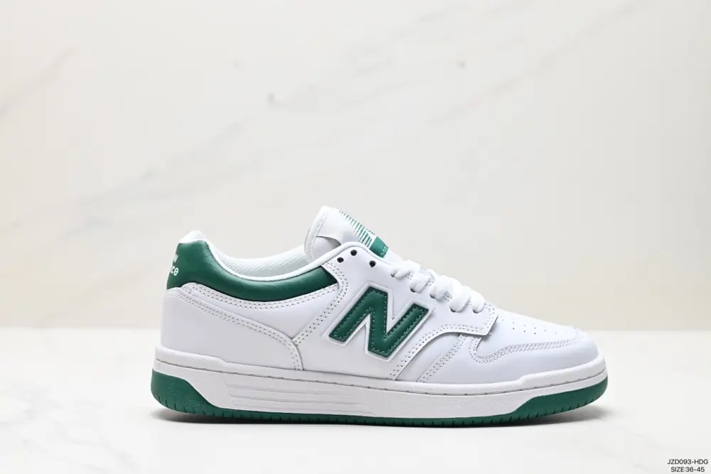 New Balance NB480 series shock-absorbing and wear-resistant low-top lace-up casual sneakers BB480LEC
