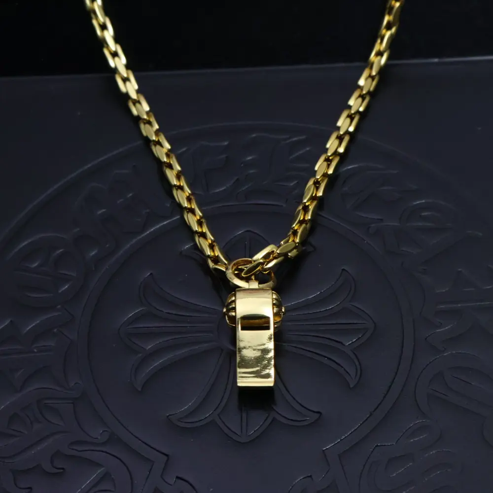 Chrome Hearts handmade craftsmanship Gold classic best-selling necklace