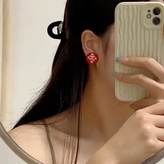 CHANEL style ear clips Earrings