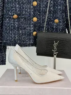 Jimmy Choo|Jimmy Choo Classic Mesh High Heels Series