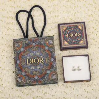 Dior Malachite Earrings
