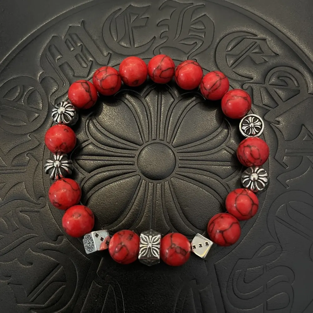 Chrome Hearts Classic Retro Multi-element Turquoise Bracelet