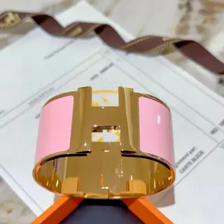 Hermes Black Jade Hermes Bracelet Original custom wide bracelet The enamel craft is too