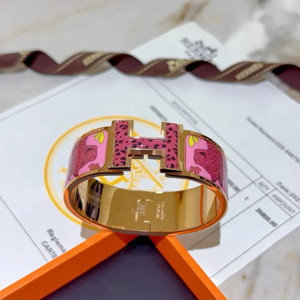 Hermes bracelet Original custom 20mm wide bracelet The enamel craft is too challenging for