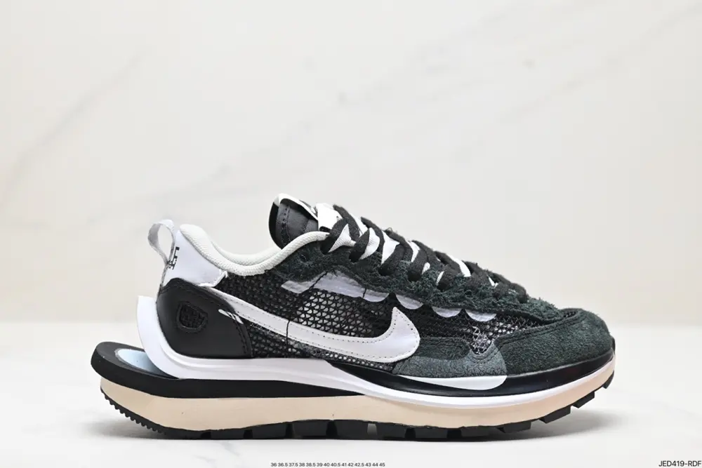 Nike waffle double hook breathable mesh + suede fabric thick sole Nike Ldwaffle / Sacai CV1363-001