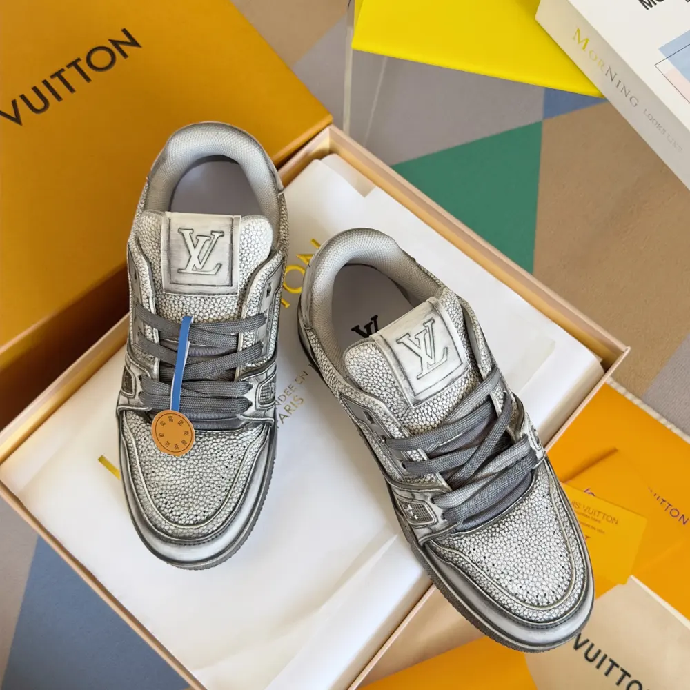Louis Vuitton Trainer series of worn-out sneakers