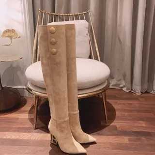 Balmain autumn and winter new knitted elastic boots