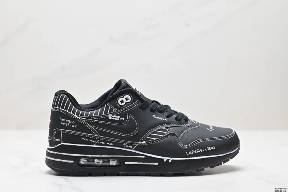 Nike Air Max 1 Nike Air Cushion Shock-absorbing Wear-resistant Sports Shoes DN1803-500