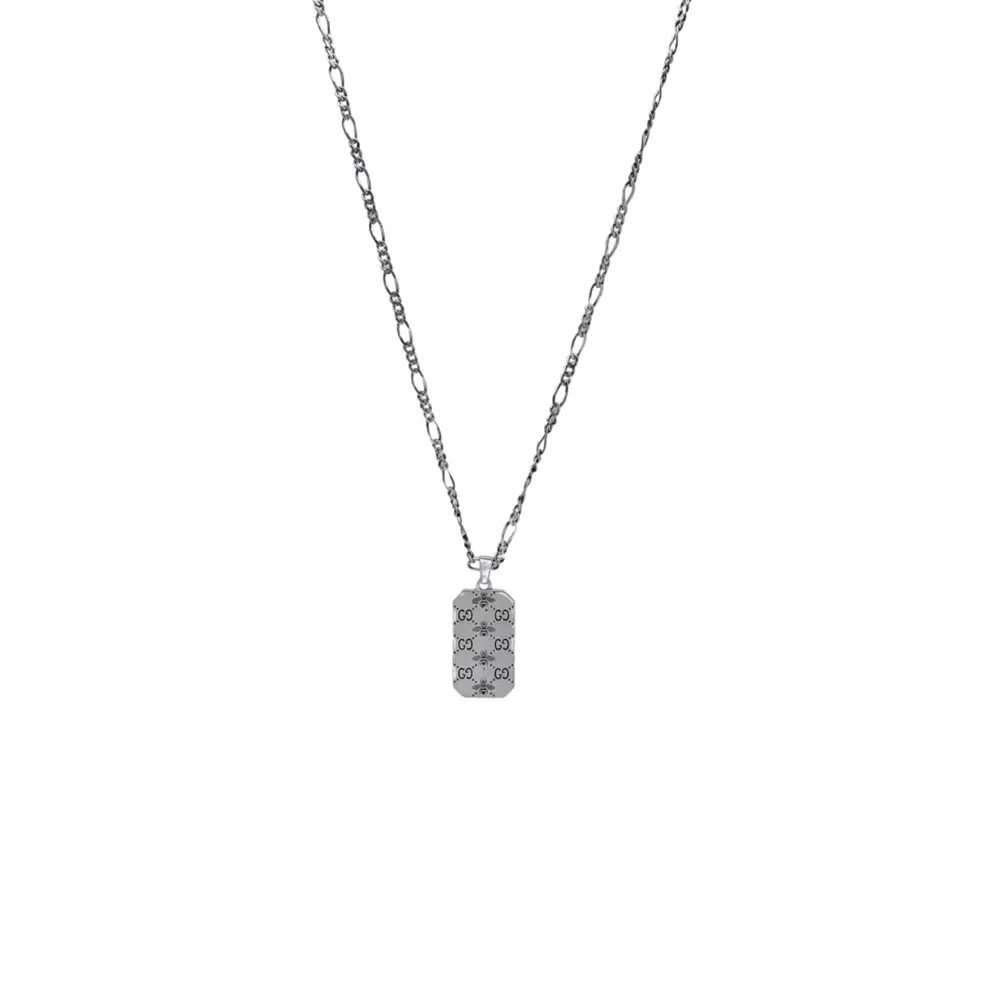 Gucci Bee Engraved Necklace