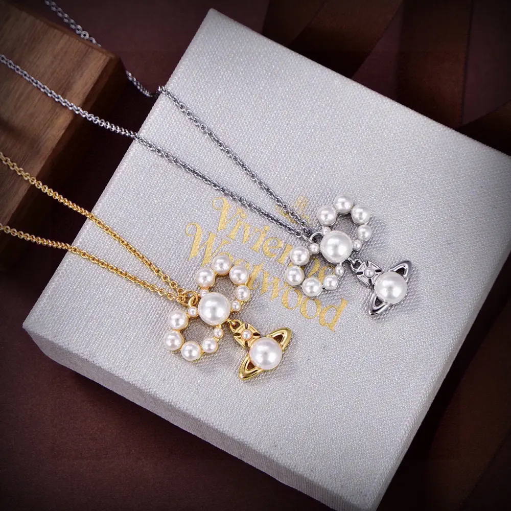 Vivienne Westwood Saturn necklace