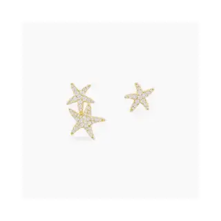 Apm monaco new starfish asymmetrical earrings