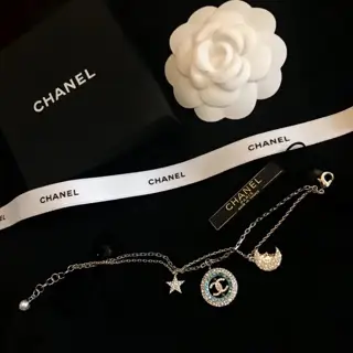 Chanel Star Moon Circle Double Layer Bracelet
