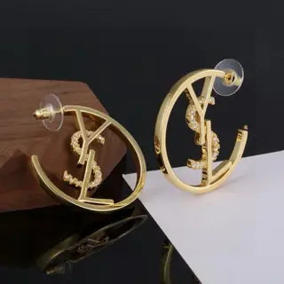 Yves Saint Laurent Circle Classic Luxury Earrings