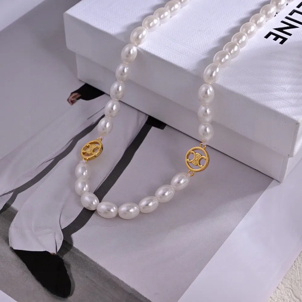 Celine Arc de Triomphe necklace