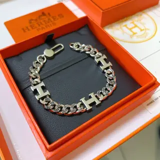 New Hermès bracelet thickened version platinum version. High-end precision version