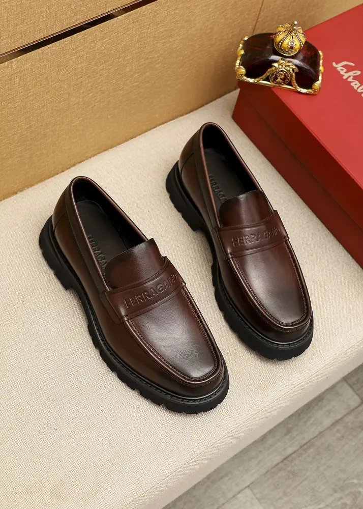 Salvatore Ferragamo casual leather shoes