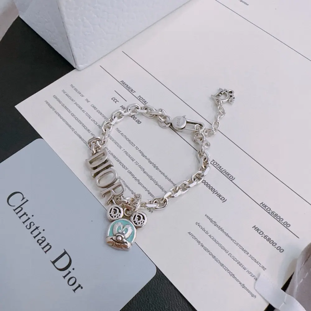 Dior bracelet couple style