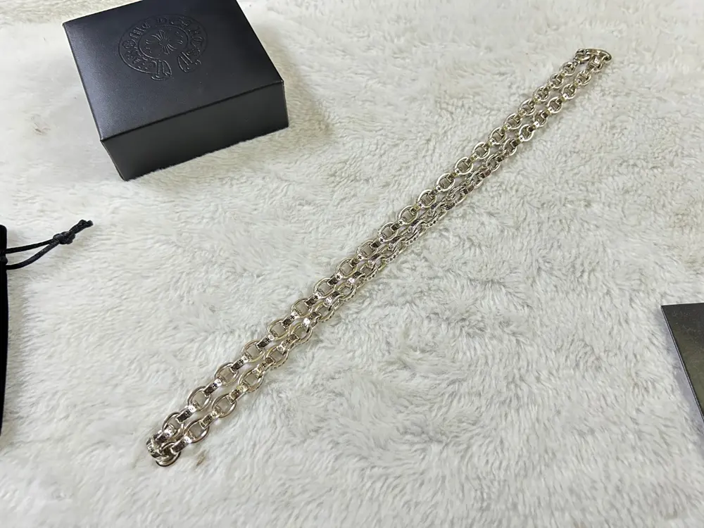 Chrome Hearts Oval Letter Necklace Length: 60CM