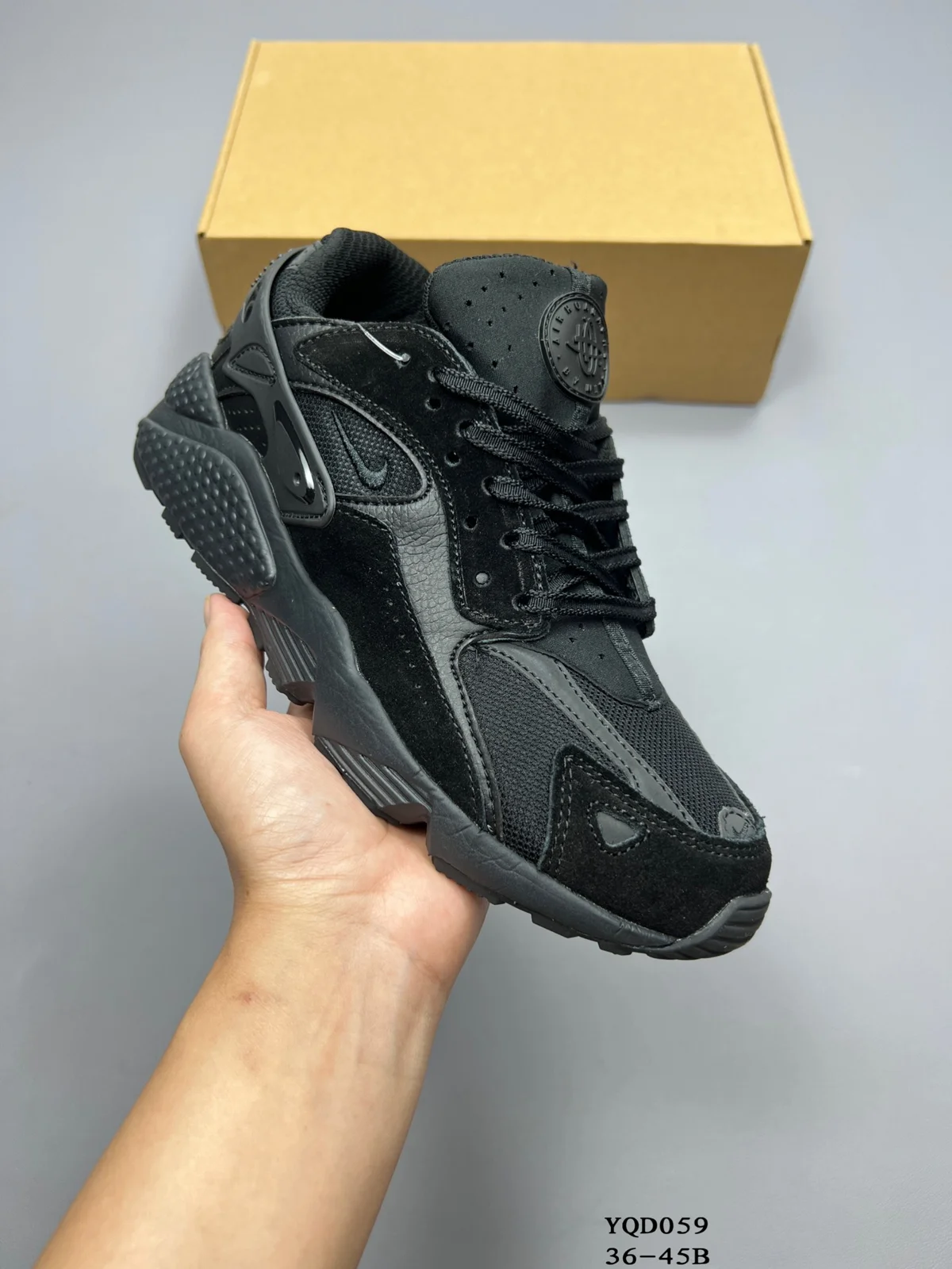 half-size Nike Air Huarache Runner shock-absorbing and wear-resistant low-top running DZ3306-106