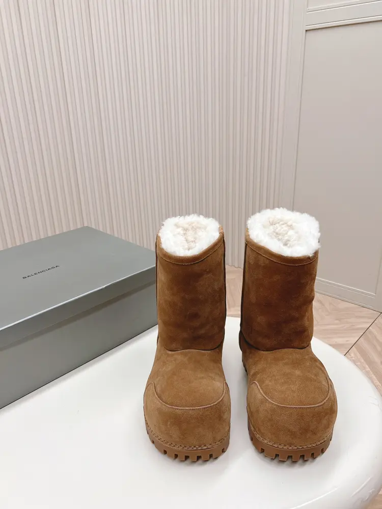 BALENCIAGA Big Toe Snow Boots Couple Style