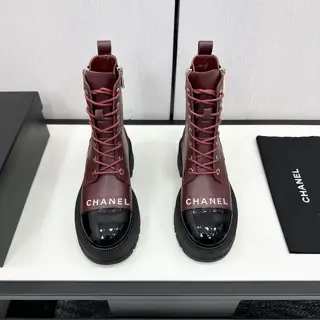 Chanel New Double C Autumn and Winter Martin Boots