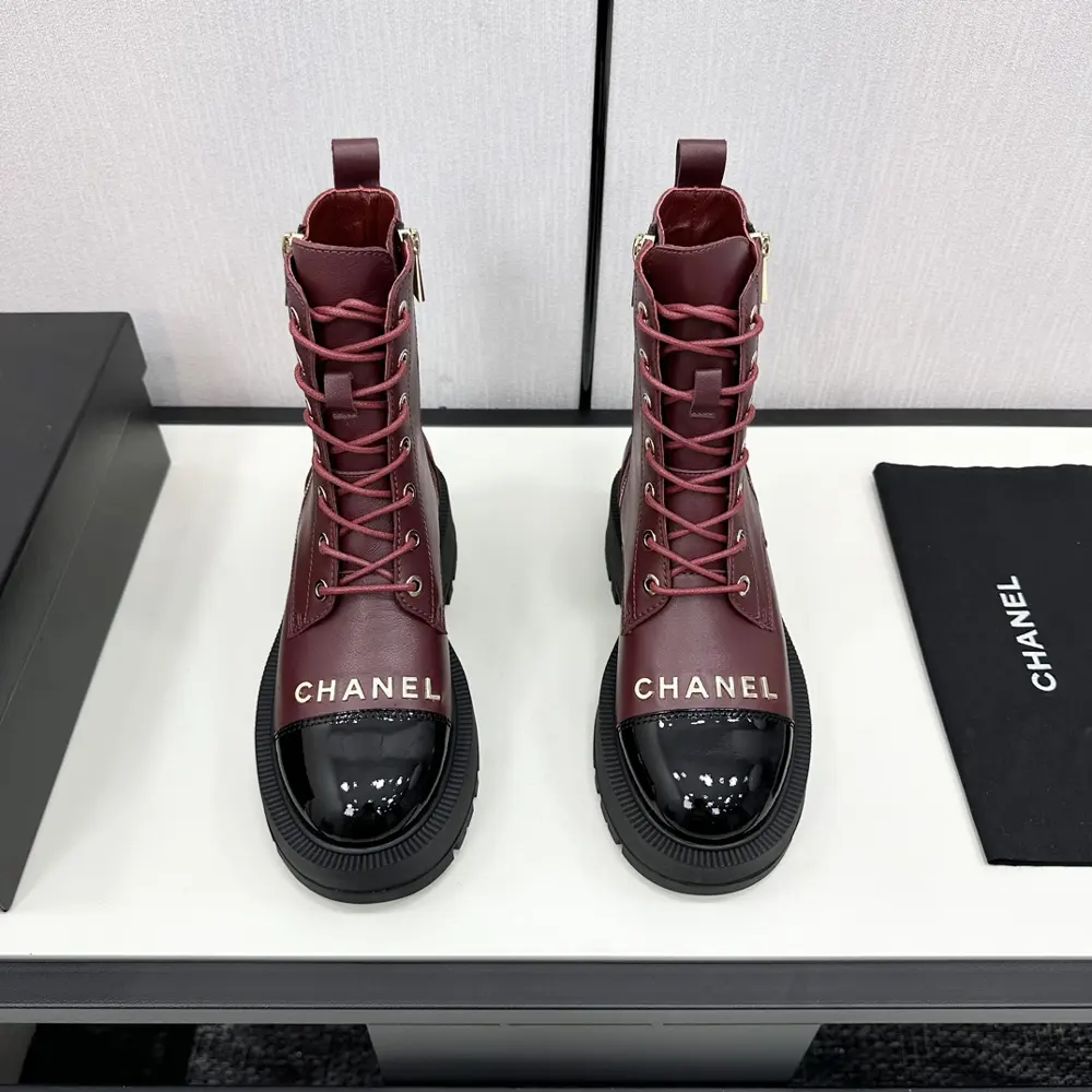 Chanel New Double C Autumn and Winter Martin Boots