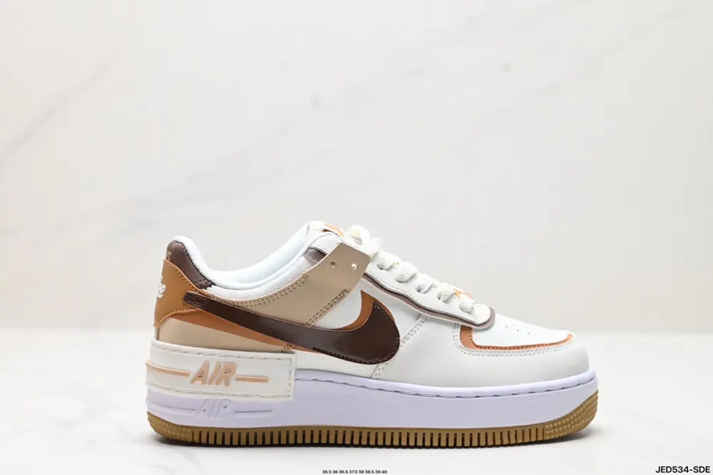 Nike WMNS Air Force 1 Shadow new girl deconstructionist design Macaron Air Force One DZ1847-106