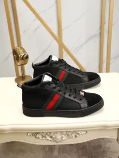Gucci high-top casual shoes. The upper