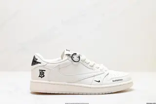 Nike AJ1 reverse hook Travis Scott x Air Jordan 1 “Reverse Mocha” AJ1 Joe 1 TS Lightning BB6588-313