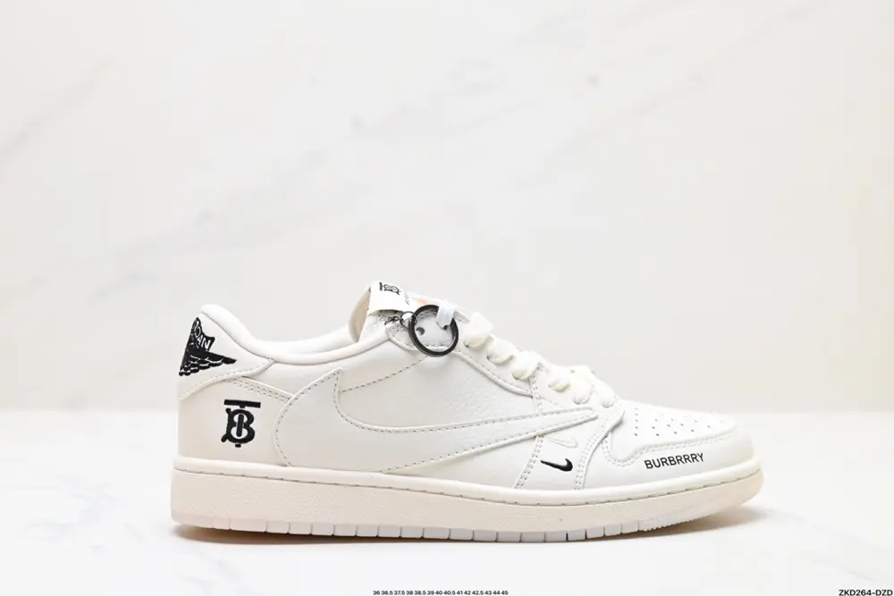 Nike AJ1 reverse hook Travis Scott x Air Jordan 1 “Reverse Mocha” AJ1 Joe 1 TS Lightning BB6588-313