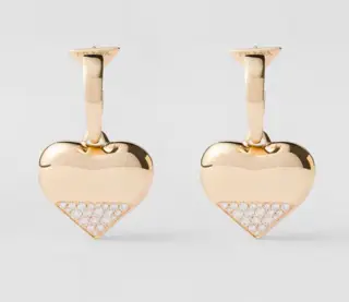 Prada triangle earrings Heavy new product is here