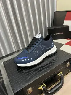 Armani casual sneakers 2024 new models are carefully crafted and set off the whole scene