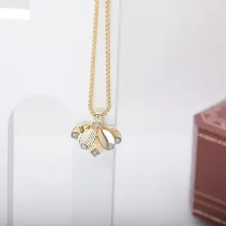 Cartier GRAIN DE CAFE All new coffee bean necklace Transform the ordinary into precious