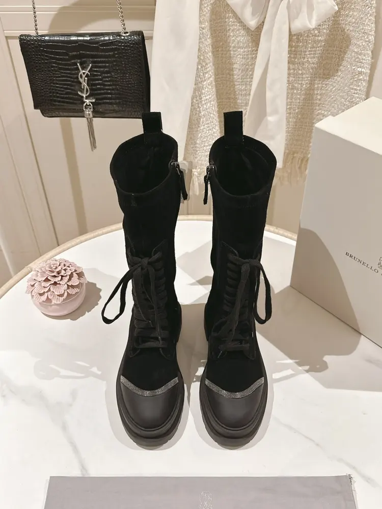 Brunello Cucinelli boots The classic inspiration from loafers defines the modern elegance