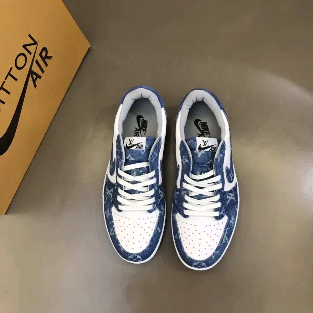 Louis Vuitton x Nike co-branded low-top casual sneakers