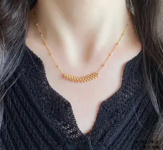 Cartier CNC bullet necklace The small rivets on both sides can swing freely