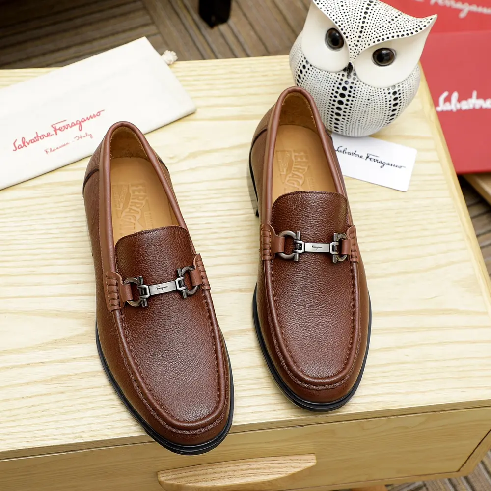 Salvatore Ferragamo casual slip-on shoes Official website original 1:1 mold