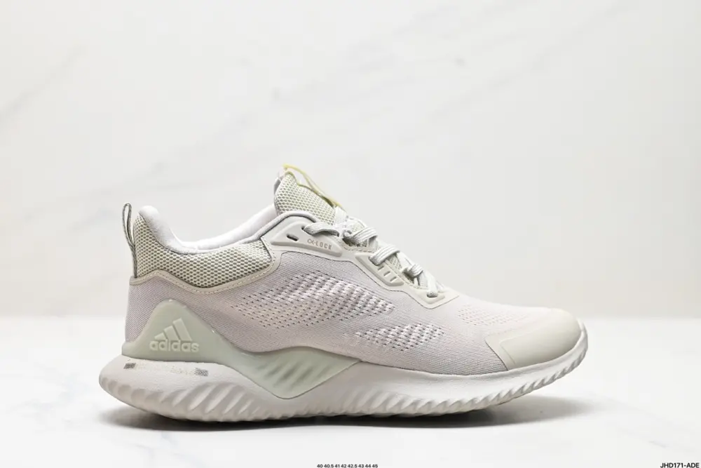 Adidas Alphabounce Alpha High Elastic Horse Brand Shark Gill Pattern Outsole Casual Sports HQ3647