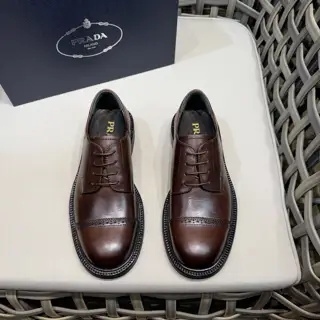 Prada Derby Shoes|Imported cowhide uppers and Derby shoe styles|Strict selection of
