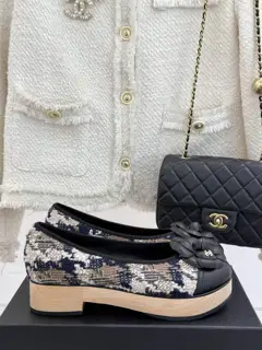 Chanel Thick-soled Camellia Series Shoes