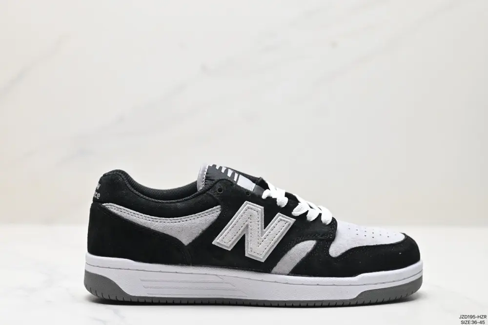 New Balance NB480 series shock-absorbing and wear-resistant low-top lace-up casual sneakers BB480LEO