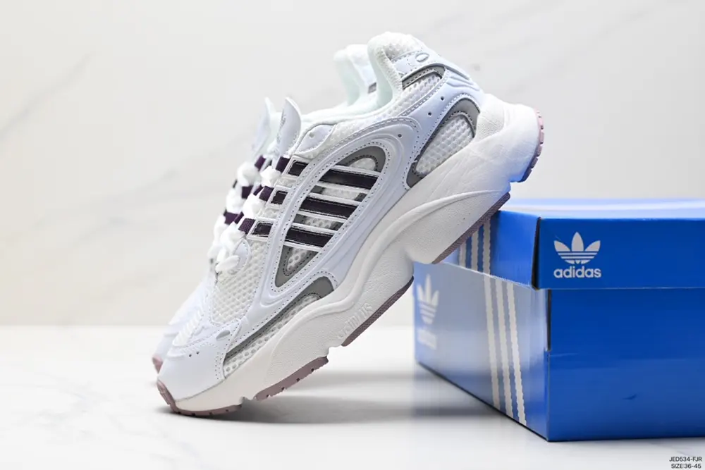Adidas OZMILLEN Adidas retro black and silver color matching low-top cushioning sports IF6582