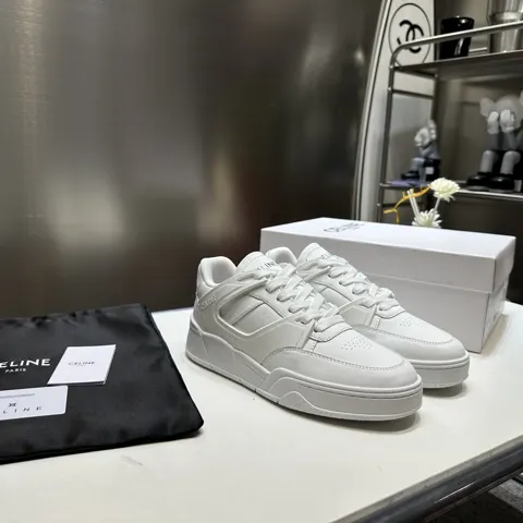 Celine new arrival CT-07 spring and summer new low-top couple sports casual white shoes