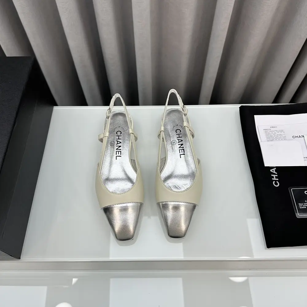 The latest square-toed shoes from Chanel’s official website