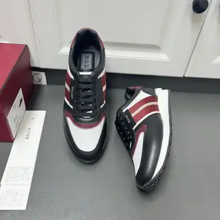 BALLY Men’s Leather Fabric Sneakers