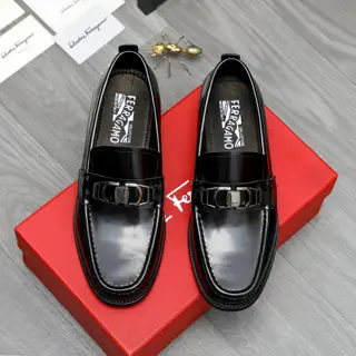 Salvatore Ferragamo business slip-on shoes