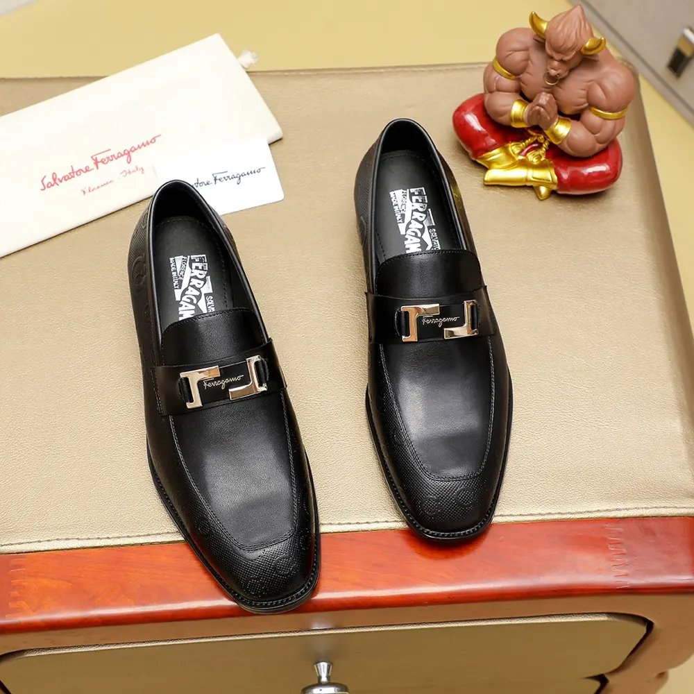 Salvatore Ferragamo men’s business leather shoes