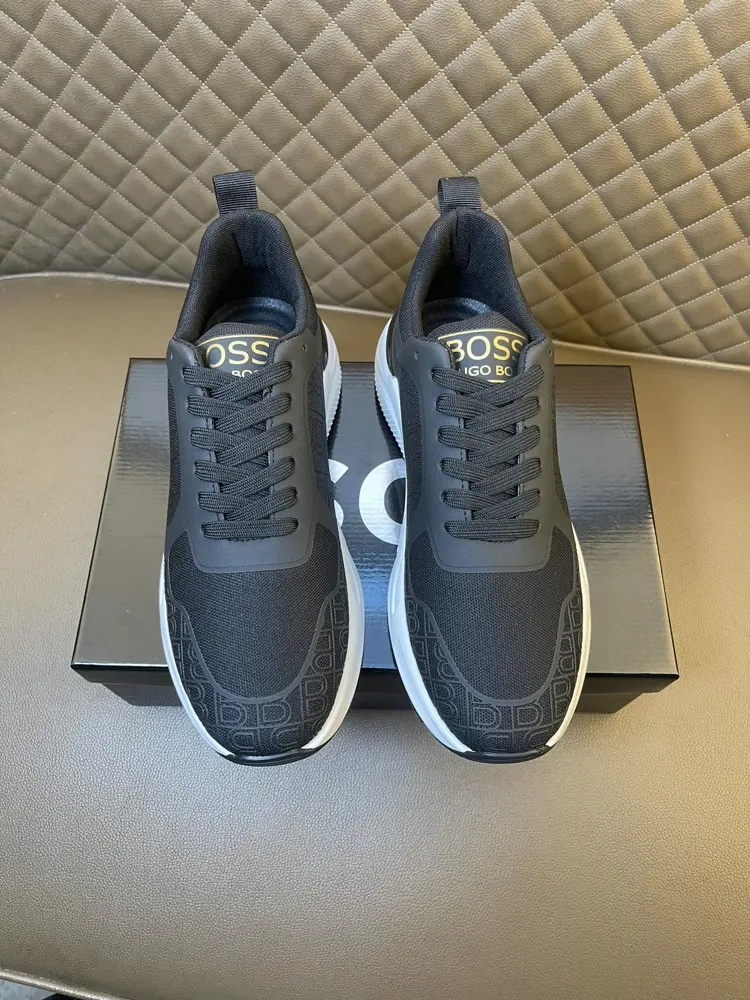 BOSS sports style thick-soled men’s sneakers
